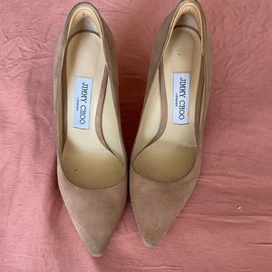 Jimmy choo suede heels